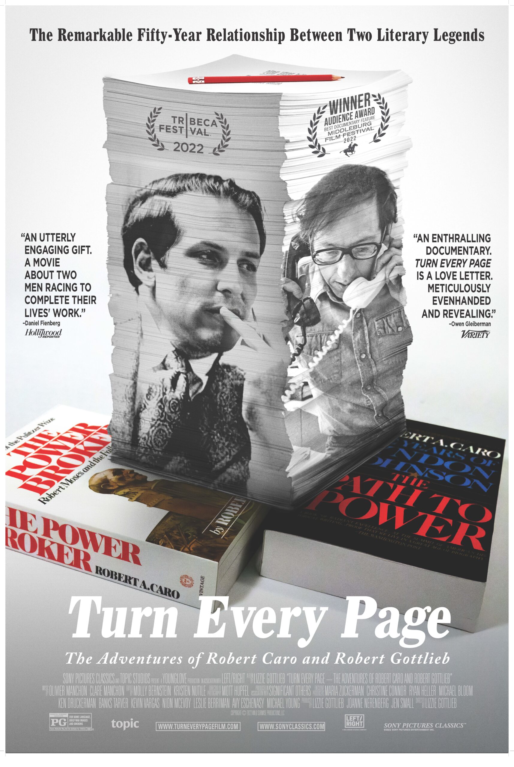 Turn Every Page - The Adventures of Robert Caro and Robert Gottlieb